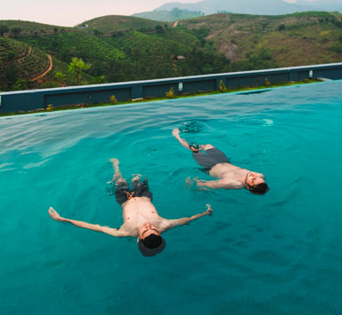 Infinity Swimming Pool in Vagamon